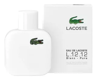 Perfume Eau De Lacoste L1212 Blanc Pure 100 Ml - Selo Adipec