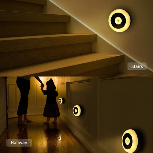 Luz Nocturna Con Sensor De Movimiento, Luz Led Recargable De