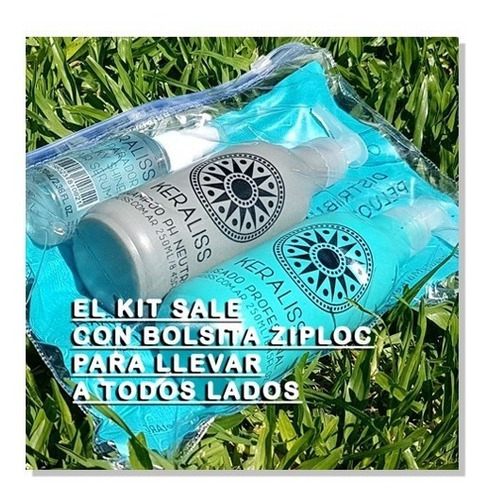 Imagen 2 de 7 de Keraliss Kit 2.6 Alisado Sin Formol + Shampoo + Serum