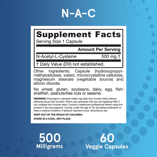 Jarrow Formulas N-a-c 500 Mg - Suplemento De Aminoácidos Ant