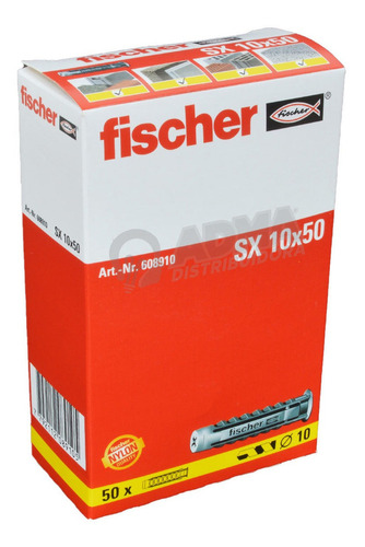 Tarugos Nylon Sx10 Fischer Alta Calidad X50