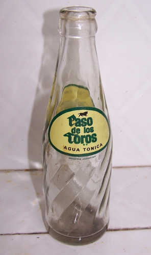 Botellita Gaseosa Paso De Los Toros Logo Verde Unicas (Usado)