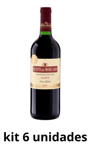 Vinho Quinta Do Morgado Tinto Suave 750ml Kit 6 Un Gamer