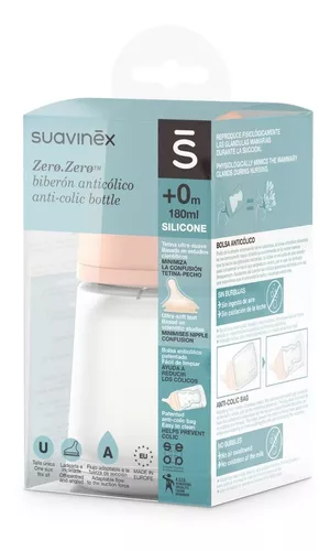 Suavinex Zero Zero - Biberón Anticólico 270 ml