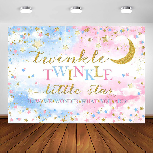 Avezano Twinkle Little Star Fondo Revelacion Genero Azul