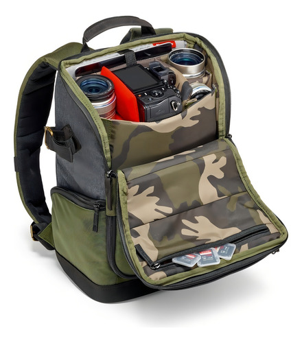 Mochila Compacta Street Para Csc Manfrotto Mb Ms-bp-gr