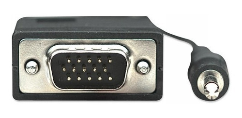 Imagen 1 de 6 de Manhattan Cable Svga A Svga 8mm Audio De 10 Mts Negro 32 /vc