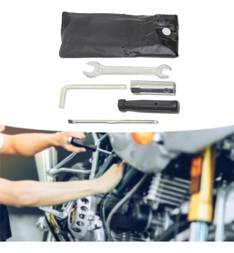 2 De Herramientas De Reparación De Motocicleta Portátil De