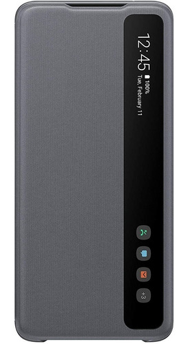 Samsung Case S-view Flip Cover Para Galaxy S20 Ultra Gris