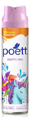 Desodorante Ambiental Poett Espiritu Play 360 Ml