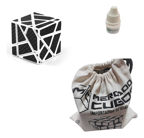 Cubo Rubik Fangcun Ghost + Base + 1 Lubricante  De Regalo