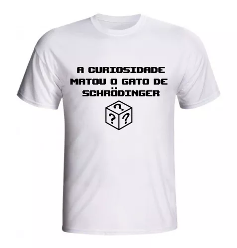 Camiseta Gato de Schrödinger – Põe uma blusa