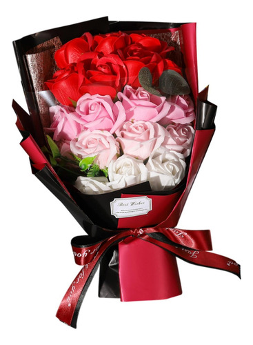 Soop Rose Rose Artificial Flor Flor Arranjos De Vermelho