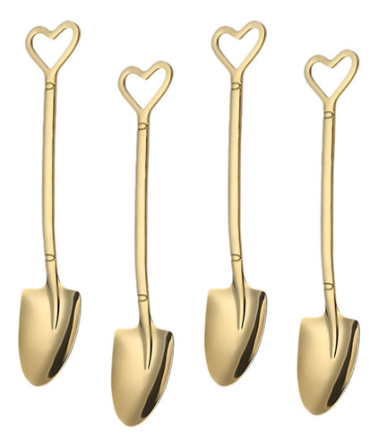 4 Cucharas Con Forma De , Cuchara Para Café, Té, Utensilio