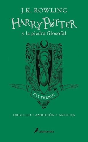 Libro: Slytherin Harry Potter Y La Piedra Filosofal. Rowling