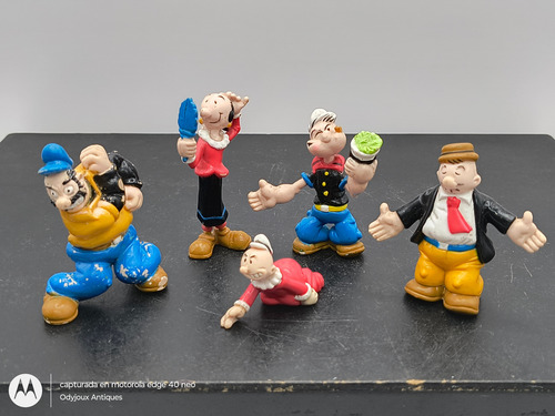 Colección Figuras Popeye Cartoon Mania Sonrics 5-pack Retro (Usado)