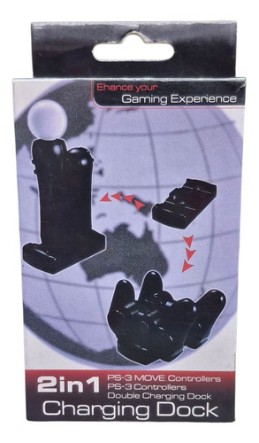 Base De Carga Cargador Para Mandos Dualshock 3 Y Move Ps3