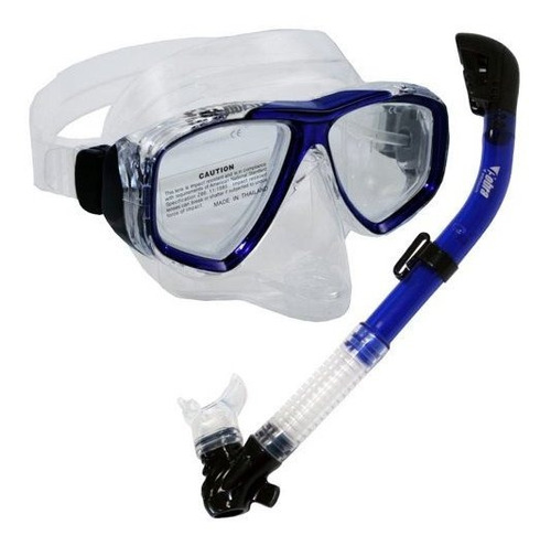 Promate Snorkel Buceo Snorkel Dry Purga Mask Gear Set, Trans