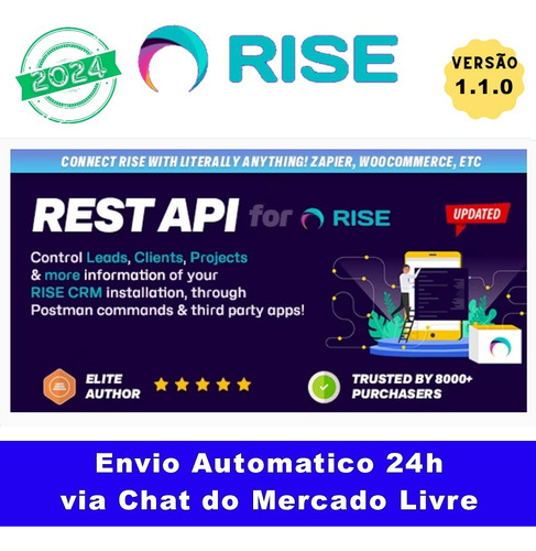 Módulo Rise Crm - Rest Api Plugin For Rise Crm - Connect