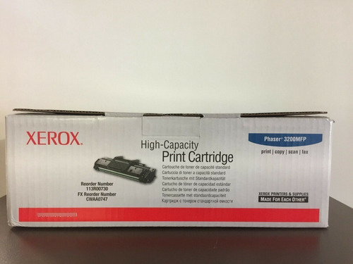 Recarga Toner Xerox Phaser 3200mfp 113r00730 113r00735