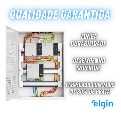 Chave Contatora Industrial Tripolar 12a 220v - Elgin
