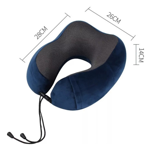 Almohada De Cuello Cojin De Viaje Memory Foam Confort