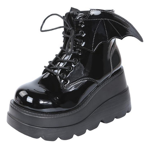 Martin Platform Demonia De Talla Grande De Wing Wedge Boots