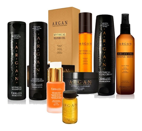 Super Combo Capilar Mythical Argan Fidelité Kit 8 Productos