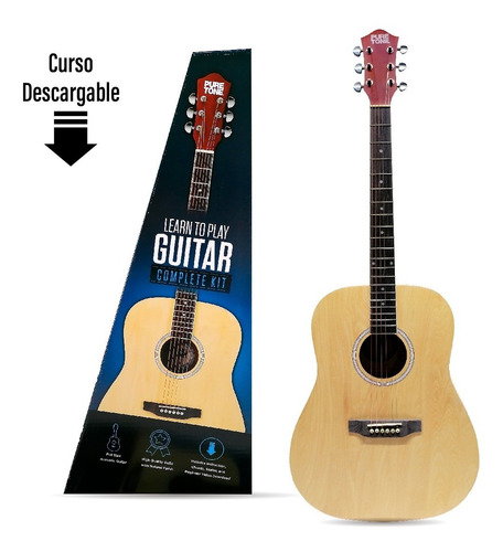 Guitarra Acustica Pure Tone/ Con Metodo Hal Leonard