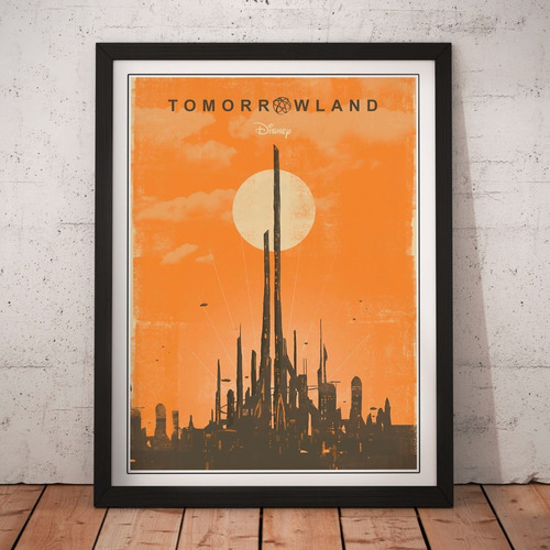 Cuadro Peliculas - Tomorrowland - Poster Movie Art Fan
