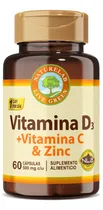 Comprar Vitamina D3 + Vitamina C & Zinc 400 Iu 60 Cápsulas Naturelab Sabor Sin sabor