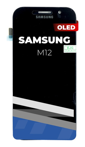 Lcd Pantalla Para Samsung M12 , M127 Con Marco Negro