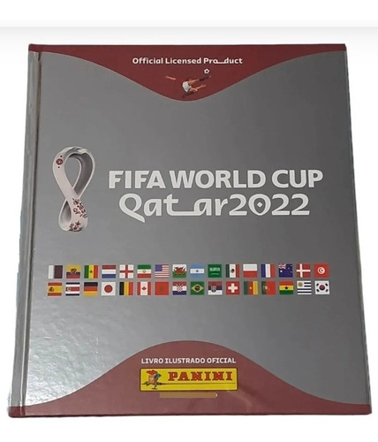 Álbum Tapa Dura Prata Edición Brasil Mundial Qatar 2022