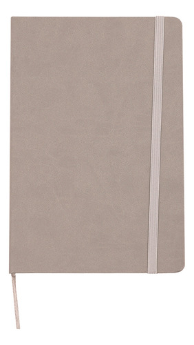 Mini Libreta Tipo Moleskine De Poliuretano Cuaderno 80 Hojas Color Gris