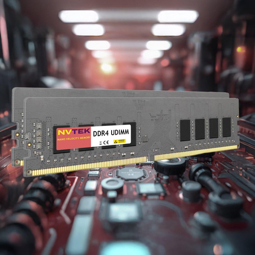 Nvtek 128gb (4x32gb) Ddr4 2666mhz Pc4-21300 Udimm 2rx8 1.2v