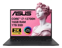 Comprar Laptop Asus 14 Intel Core I7-12700h 16gb Ram 1tb Ssd Oled 28 Color Negro