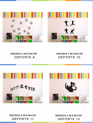 Vinilos Pared Decorativos Deporte Futbol Infantil
