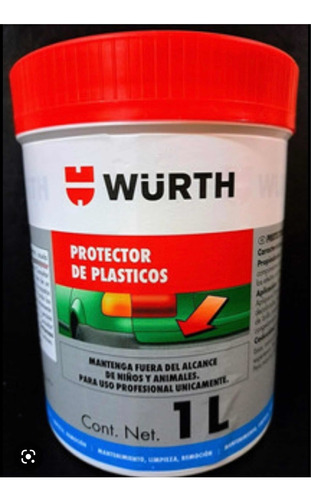 Renovador De Plásticos Y Gomas 1 Lt, Wurth