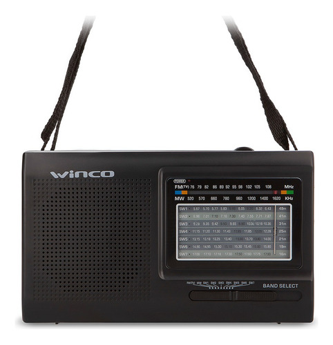 Radio Winco W-2005 Portatil Am Fm Pilas O Cable Analógica Ep