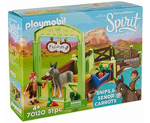 Playmobil Spirit Riding Free: Snips & Señor Carrots