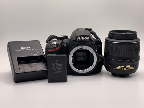  Nikon Kit D3200 + Lente 18-55mm Vr Dslr Color  Negro 