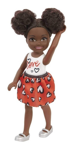 Imagem 4 de 6 de Mini Boneca Barbie Chelsea Saia Corações - Mattel Ms