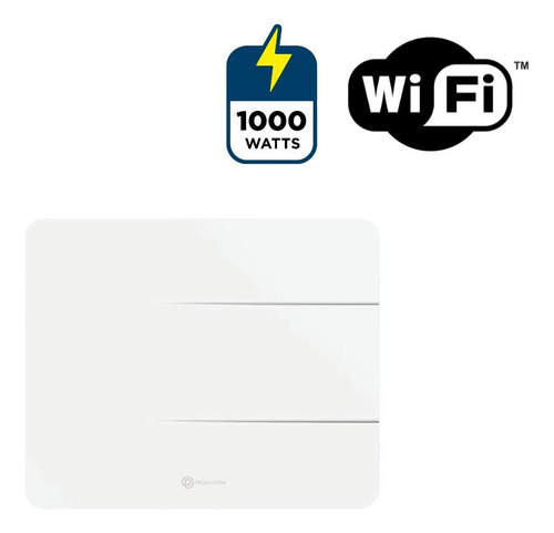 Estufa Calefactor Ónix Cerámico Wifi Blanco 1000w Primaterm