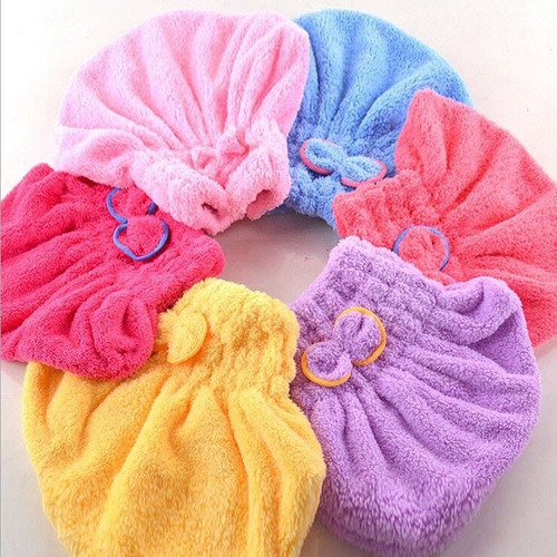 Toalla Para Pelo Turbante Microfibra Para Secar Cabello 2