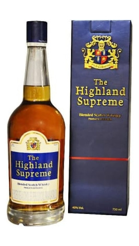 Whisky Highland Supreme X 6 Und - mL a $87