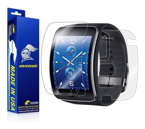 Samsung Gear S Protector De Pantalla Delantero Y Trasero