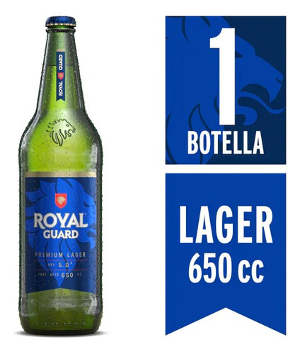 Cerveza Bot 650cc Royal Guard 12 Botellas