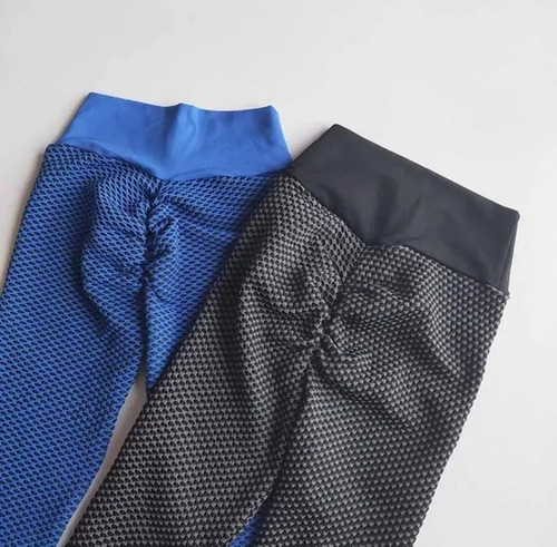 12 Legins Malla Mayon Deportivos Push Up Lycra Anticelulitis