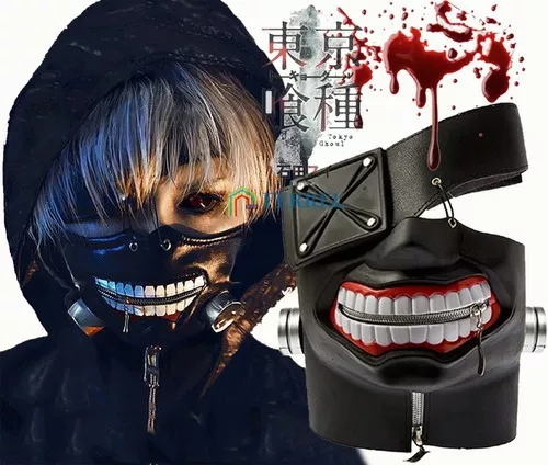 Máscara Tokyo Ghoul Preta com Boca Cosplay anime Kaneki Ken - Novo -  Máscara de Festa - Magazine Luiza