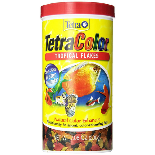 Alimento Peces Tetracolor Tropical Flakes  Hojuelas X 200 Gr